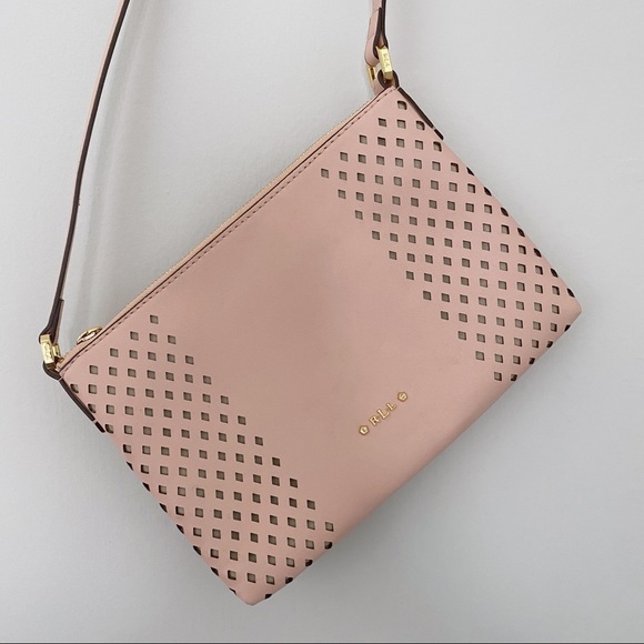 Ralph Lauren Tasmine Perforated Crossbody Bag - Picture 10 of 11